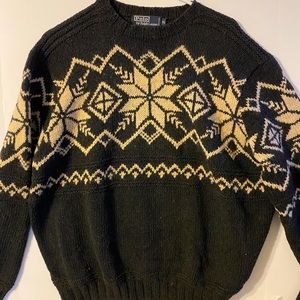 Polo Ralph Lauren hand knit wool sweater